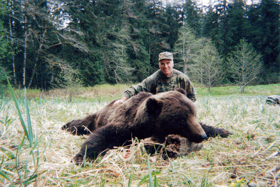 CT Martin and his nice brown bear.